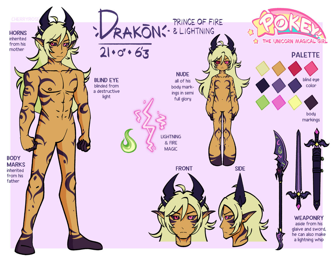 Drakōn's Body Markings
