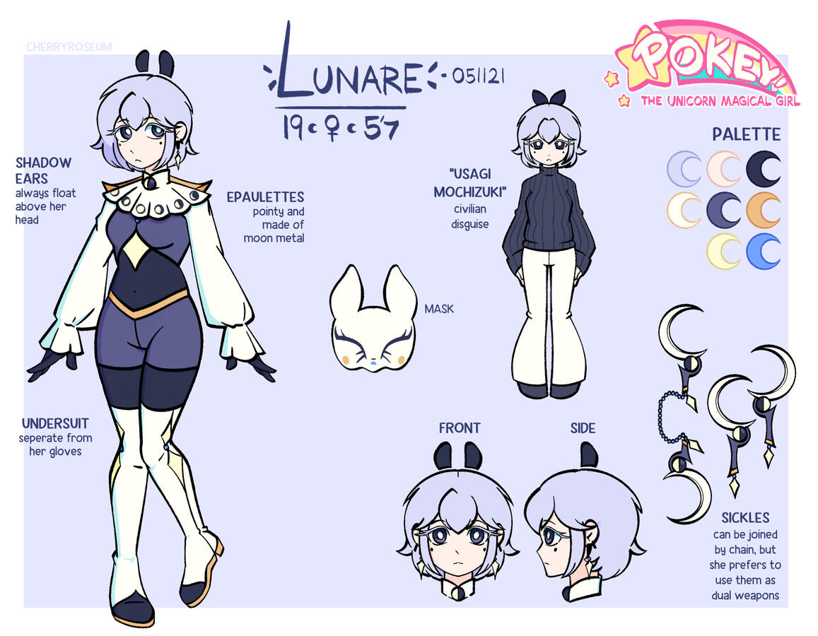 Lunare&#39;s Charater Sheet