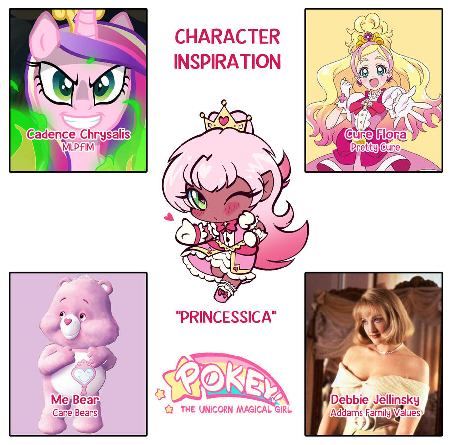 Princessica Character Inspirations