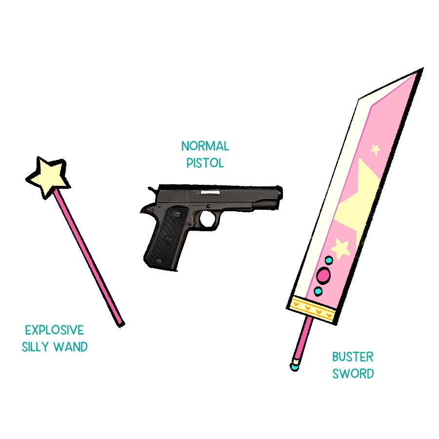 Pokey Joke Weapons